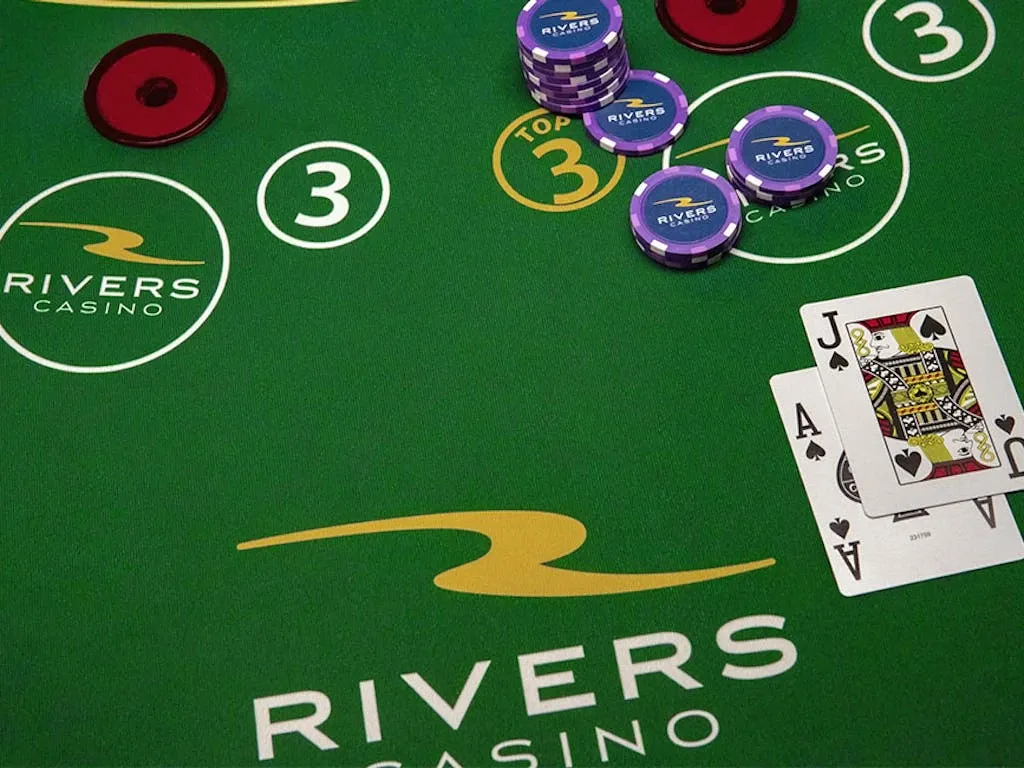 Detail of luxury table game setting